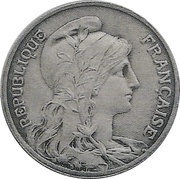 10 Centimes Daniel-Dupuis Essai en bronze argenté obverse image