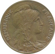 10 Centimes Daniel-Dupuis Piéfort en bronze obverse image