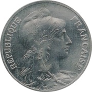 10 centimes Daniel-Dupuis Essai en aluminium obverse image