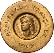 10 centimes Essai en bronze-aluminium de Dubois obverse image