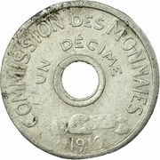 10 Centimes Aluminium trial of Pillet obverse image
