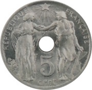 5-10 centimes Essai hybride en nickel de Varenne obverse image