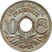 10 Centimes reverse image