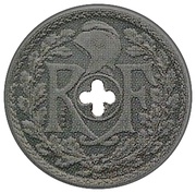 10 Centimes Essai perforé en zinc de Lindauer obverse image