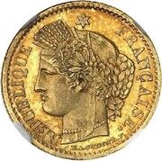 20 Centimes Pattern obverse image