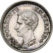 Essai de 20 centimes en argent obverse image