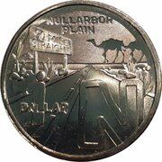 1 Dollar - Elizabeth II 6th Portrait - The Great Aussie Coin Hunt 3 - Letter N, Australia, 2022 reverse image