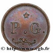 ¼ Franc essai en argent, France, 1804 reverse image