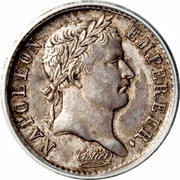 ¼ Franc - Napoléon I obverse image