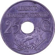 Essai de Pillet, grand module, 2ème essai, France, 1913 reverse image