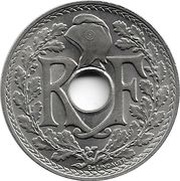 25 Centimes No Dash obverse image