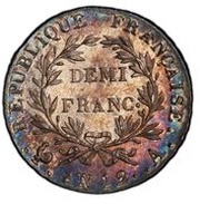 ½ Franc - Napoleon I reverse image