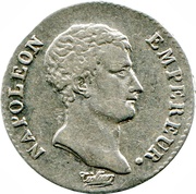 ½ Franc - Napoleon I obverse image