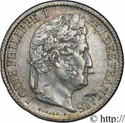 ½ Franc - Louis Philippe obverse image
