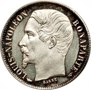 50 Centimes - Louis-Napoléon Bonaparte obverse image