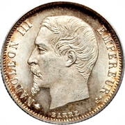 50 Centimes - Napoleon III obverse image