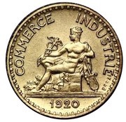 Essai-piéfort de 50 centimes Chambres de commerce obverse image