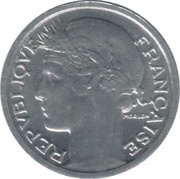 50 Centimes light type, France, 1941-1947 obverse image