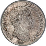1 Franc - Napoleon I obverse image