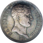 1 Franc - Napoleon I obverse image