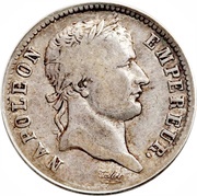 1 Franc - Napoleon I obverse image