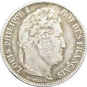1 Franc - Louis-Philippe obverse image