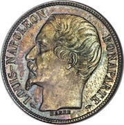 1 Franc - Louis-Napoléon Bonaparte obverse image