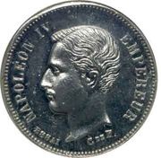 Essai de 1 franc en argent obverse image