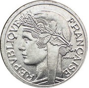1 Franc - Graziani - Aluminium obverse image