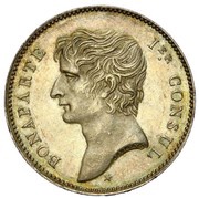 2 Francs pattern by Jaley d'après le procédé de Gengembre au module de la, obverse image