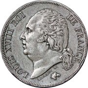 2 Francs - Louis XVIII obverse image