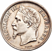 2 Francs - Napoleon III obverse image