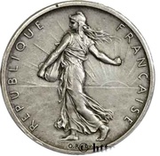 2 Francs - 3è République Semeuse obverse image