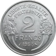 2 Francs reverse image