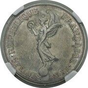 5 Francs - Napoleon I Pattern, France, 1802 reverse image