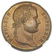 5 Francs - Napoleon I pattern of Droz obverse image