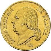 5 Francs - Louis XVIII Pattern obverse image