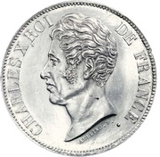 5 Francs pattern of Ameling obverse image