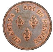 5 Franc pattern of virole by Moreau obverse image