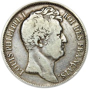 5 Francs - Louis-Philippe I type Galle obverse image