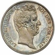 5 Francs - Louis Philippe Pattern obverse image