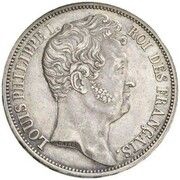 5 Francs - Louis Philippe Pattern obverse image