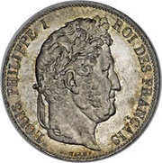 5 Francs - Louis-Philippe relief obverse image