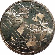 1 Dollar - Elizabeth II 6th Portrait - The Great Aussie Coin Hunt 3 - Letter X, Australia, 2022 reverse image