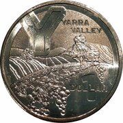 1 Dollar - Elizabeth II 6th Portrait - The Great Aussie Coin Hunt 3 - Letter Y, Australia, 2022 reverse image