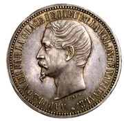 5 Francs pattern of Bouvet, nude head obverse image