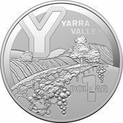 1 Dollar - Elizabeth II 6th Portrait - The Great Aussie Coin Hunt 3 - Letter Y; Silver Proof, Australia, 2022 reverse image