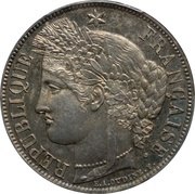 5 Francs - Ceres With Motto obverse image