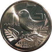 1 Dollar - Elizabeth II 6th Portrait - The Great Aussie Coin Hunt 3 - Letter Z, Australia, 2022 reverse image