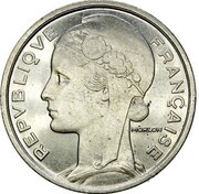 5 francs Essai en nickel de Morlon obverse image